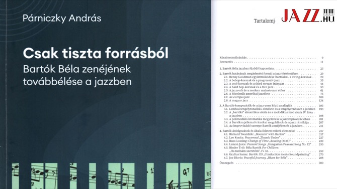 Csak tiszta forrásból – Párniczky András könyve Bartókról és a jazzről
