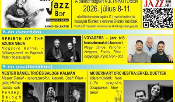 Jazz és a Bor fesztiválja  – Balatonboglár
